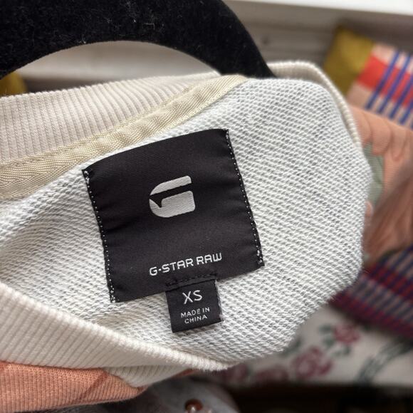 G Star Raw Floral Pullover Flower Long Sleeve Sweatshirt XS Womens - Picture 6 of 6